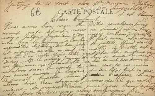 Ak Jutigny Seine et Marne, Gesamtansicht