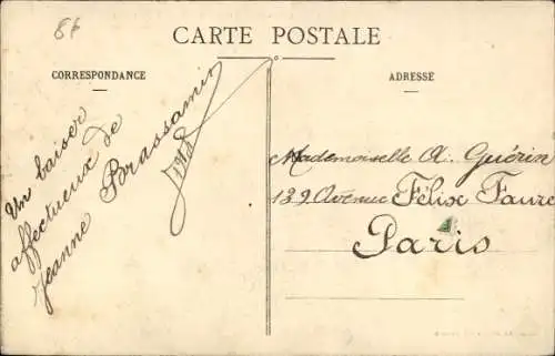 Ak Flagy Seine et Marne, Kirche