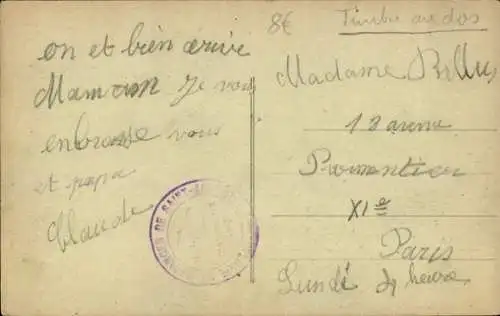Ak Coulommiers Seine et Marne, Villa Saint Ambroise, Kinderschlafsaal