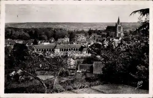 Ak Montfort l'Amaury Yvelines, Vue generale, Cloitre, Eglise