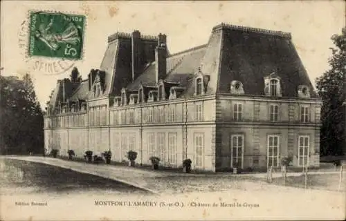 Ak Montfort l'Amaury Yvelines, Chateau de Mareil le Guyon