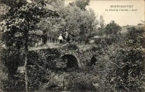 Ak Montchauvet Yvelines, Pont de l'Arche