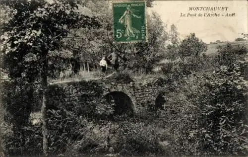 Ak Montchauvet Yvelines, Pont de l'Arche