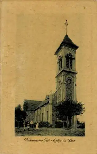 Passepartout Ak Villeneuve le Roi Val de Marne, Eglise du Parc