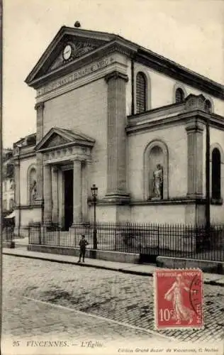 Ak Vincennes Val de Marne, Kirche