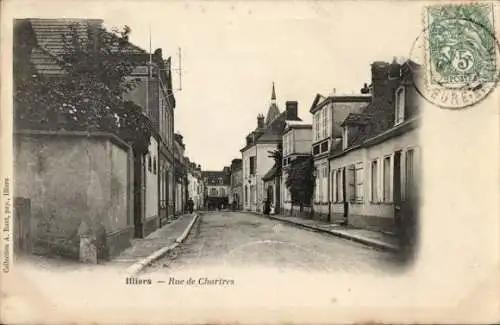 Ak Illiers Eure et Loir, Rue de Chartres