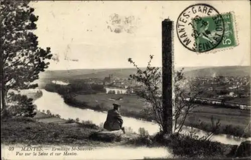 Ak Mantes-Yvelines, Ermitage St-Sauveur, Seine