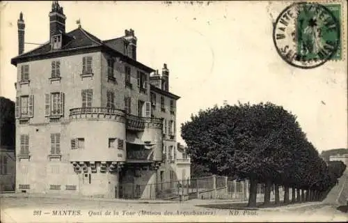 Ak Mantes-Yvelines, Quai de la Tour, Maison des Arquebusiers