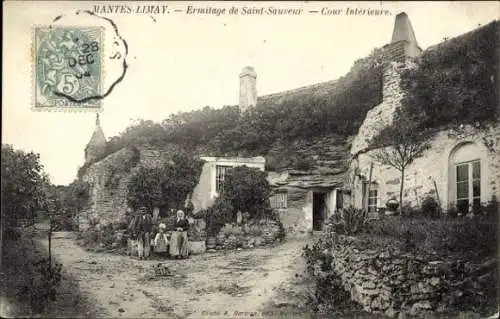 Ak Mantes Limay Yvelines, Einsiedelei von Saint Sauveur