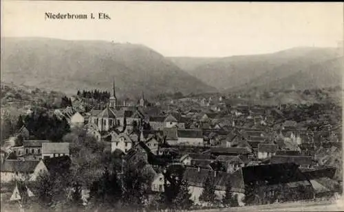 Ak Niederbronn les Bains Bad Niederbronn Elsass Bas Rhin, Gesamtansicht