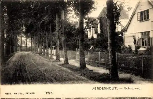 Ak Aerdenhout Nordholland Niederlande, Schulpweg