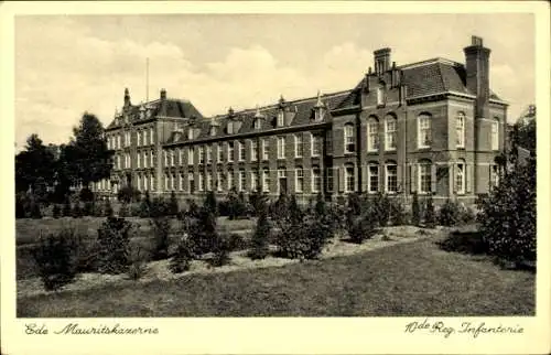 Ak Ede Gelderland Niederlande, Mauritskaserne 10. Infanterieregiment