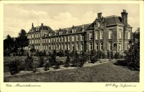 Ak Ede Gelderland Niederlande, Mauritskaserne 10. Infanterieregiment