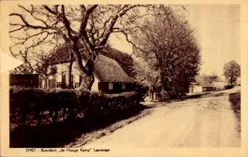 Ak Emst Epe Gelderland Niederlande, Boerderij de Hooge Kamp, Laastraat