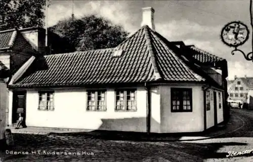 Ak Odense Dänemark, H. C. Andersens Hus