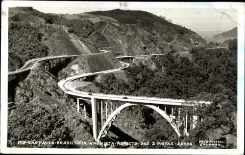 Ak São Paulo Brasilien, Via Anchieta