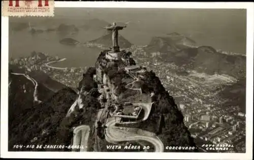 Ak Rio de Janeiro Brasilien, Corcovado