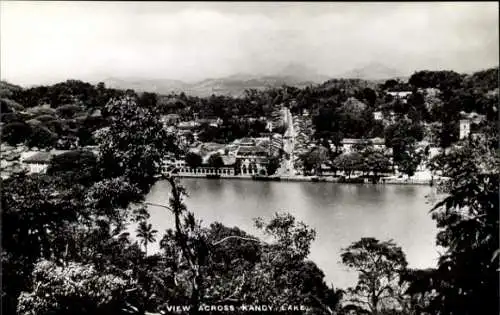 Ak Kandy Sri Lanka Ceylon, See, Panorama