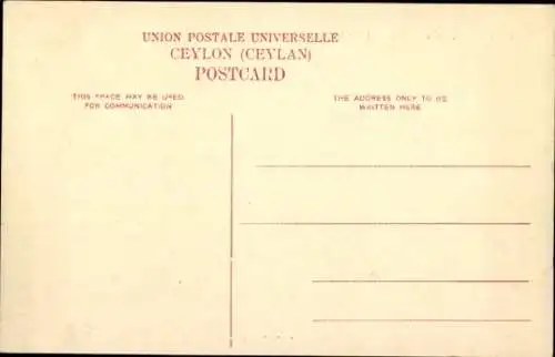 Ak Colombo Ceylon Sri Lanka, Hindu-Tempel