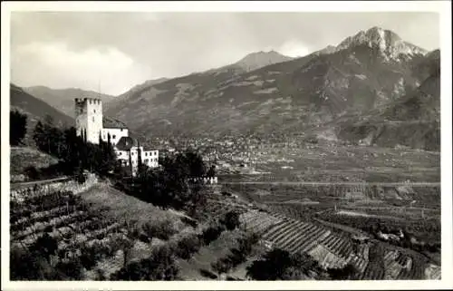 Ak Tscherms Cermes Südtirol, Schloss Lebenberg, Castel Monteleone