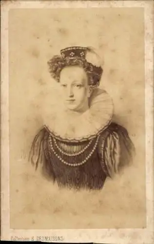 CdV Catherine Parr, sechste Ehefrau von Henry VIII., Königin von England und Irland