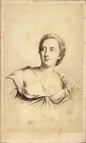 CdV Marie-Anne de Mailly-Nesle, Herzogin von Châteauroux, Mätresse von Louis XV