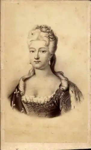 CdV Herzogin von Lorraine, Portrait