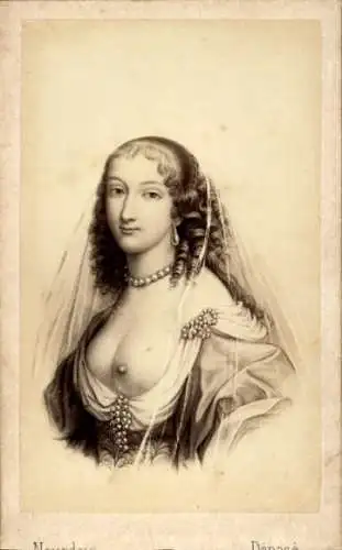 CdV Mademoiselle de la Sabliere, Marguerite Hessein de La Sablière, Salonnière