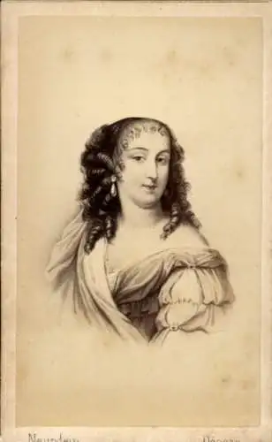 Carte de Visite Françoise de Sévigné, comtesse de Grignan