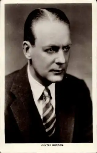 Ak Schauspieler Huntly Gordon, Portrait