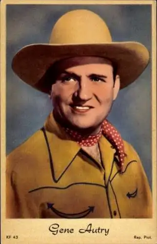 Ak Schauspieler Gene Autry, Portrait