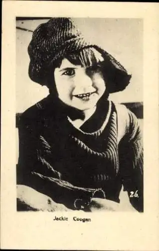 Ak Schauspielerin Jackie Coogan, Portrait