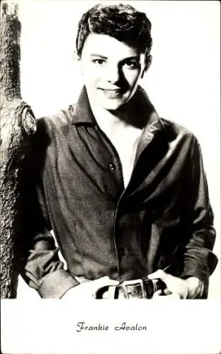 Ak Schauspieler Frankie Avalon, Portrait