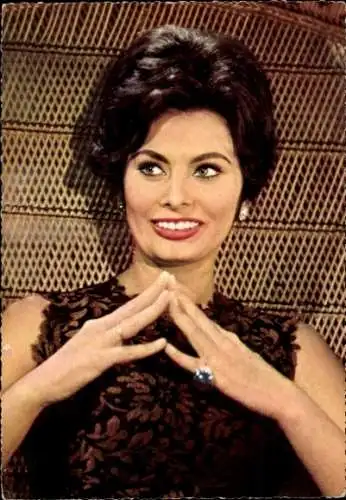 Ak Schauspielerin Sophia Loren, Portrait