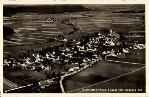 Ak Aichstetten im Allgäu Württemberg, Fliegeraufnahme