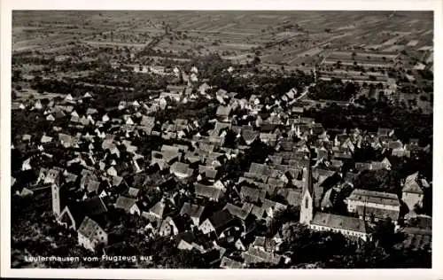 Ak Leutershausen an der Altmühl Mittelfranken, Fliegeraufnahme