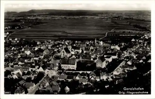 Ak Gerolzhofen in Unterfranken, Orig.-Fliegeraufnahme