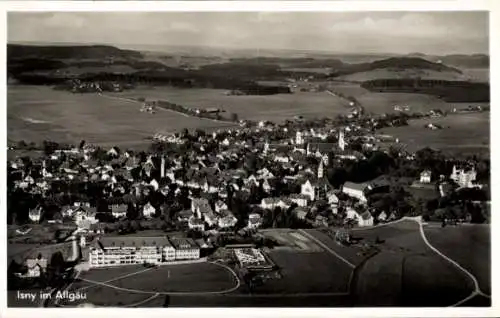 Ak Isny im Allgäu, Fliegeraufnahme