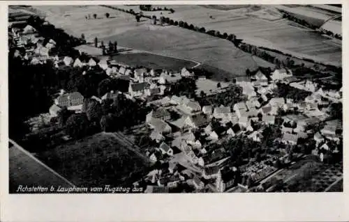 Ak Achstetten in Oberschwaben, Fliegeraufnahme