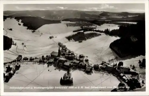 Ak Schönwald im Schwarzwald Baden, Fliegeraufnahme