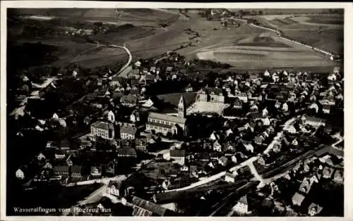 Ak Wasseralfingen Aalen im Ostalbkreis Württemberg, Fliegeraufnahme