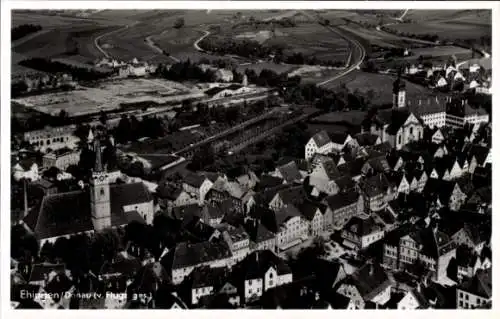 Ak Ehingen an der Donau, Ehingen (Donau) v. Flug