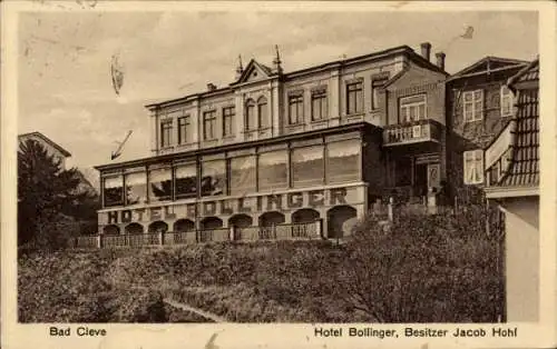 Ak Bad Cleve Kleve am Niederrhein, Hotel Bollinger