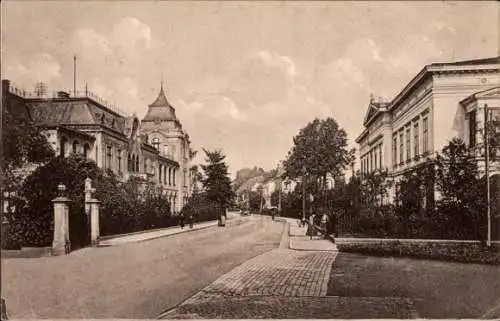 Ak Broumov Braunau in Böhmen Region Königgrätz, Trautenauer Straße