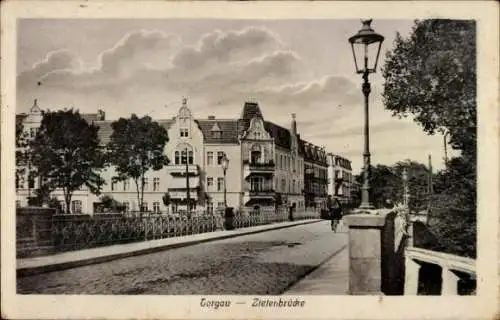 Ak Torgau an der Elbe, Zietenbrücke