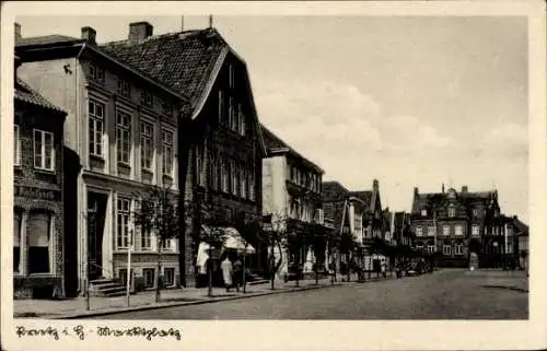 Ak Preetz in Holstein, Marktplatz