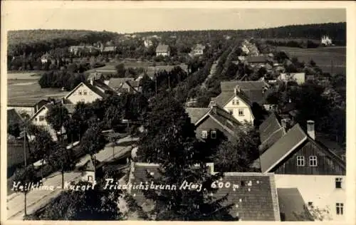 Foto Ak Friedrichsbrunn Thale im Harz, Gesamtansicht des Ortes