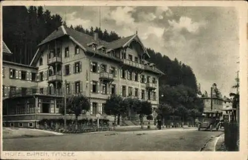 Ak Titisee Neustadt im Breisgau Hochschwarzwald, Hotel Baren