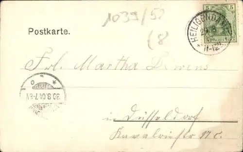 Ak Seebad Heiligendamm Bad Doberan, Kurhaus und Burg Hohenzollern