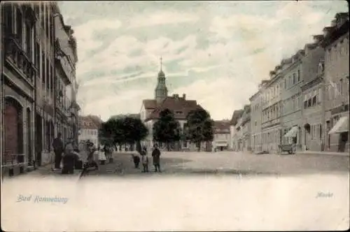 Ak Ronneburg in Thüringen, Markt